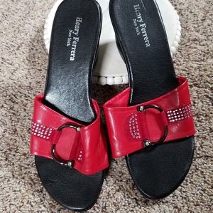 Women's Henry Ferrera Sz 9 Sandals